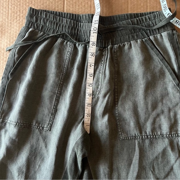 Splendid Lakeside Jogger, lyocell/linen blend, moss green, size S - Picture 8 of 14